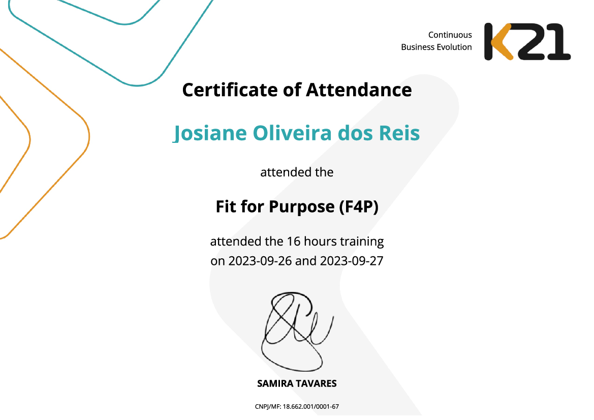 Certificado K21
